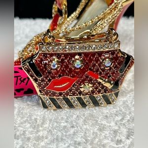 👜💕stunning purse charm NECKLACE New